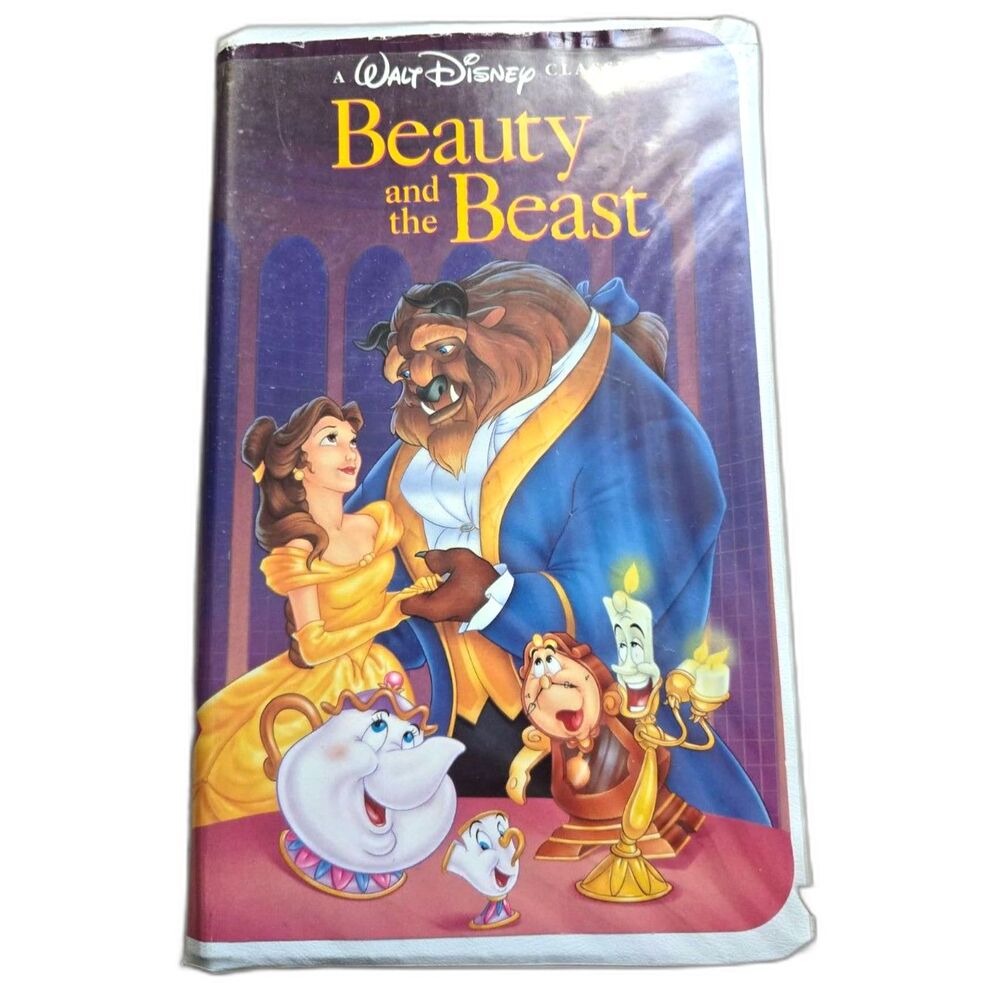 Beauty and the Beast 1991 VHS Walt Disney Home Video Animated Classic